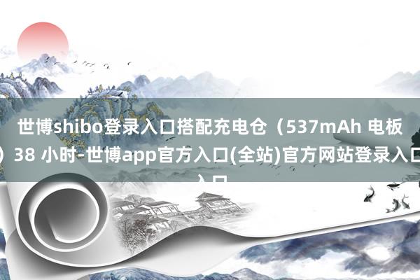 世博shibo登录入口搭配充电仓（537mAh 电板）38 小时-世博app官方入口(全站)官方网站登录入口